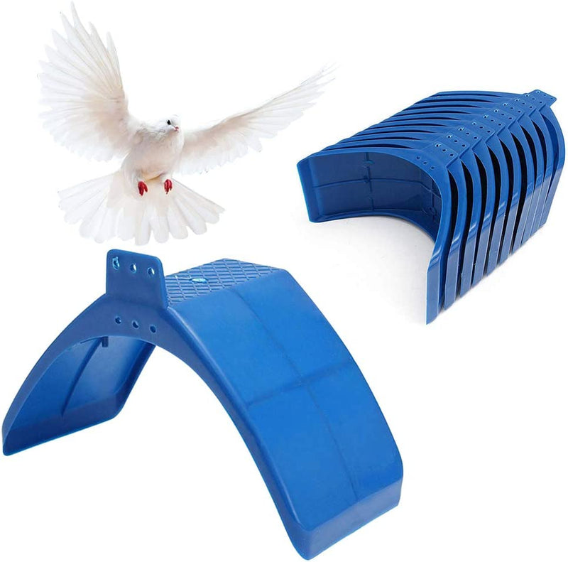 SENNAUX 20PCS Dove Rest Stand Frame Pigeon Perches Grill Dwelling Bird Rest Roost Holder(20Pcs, Blue)