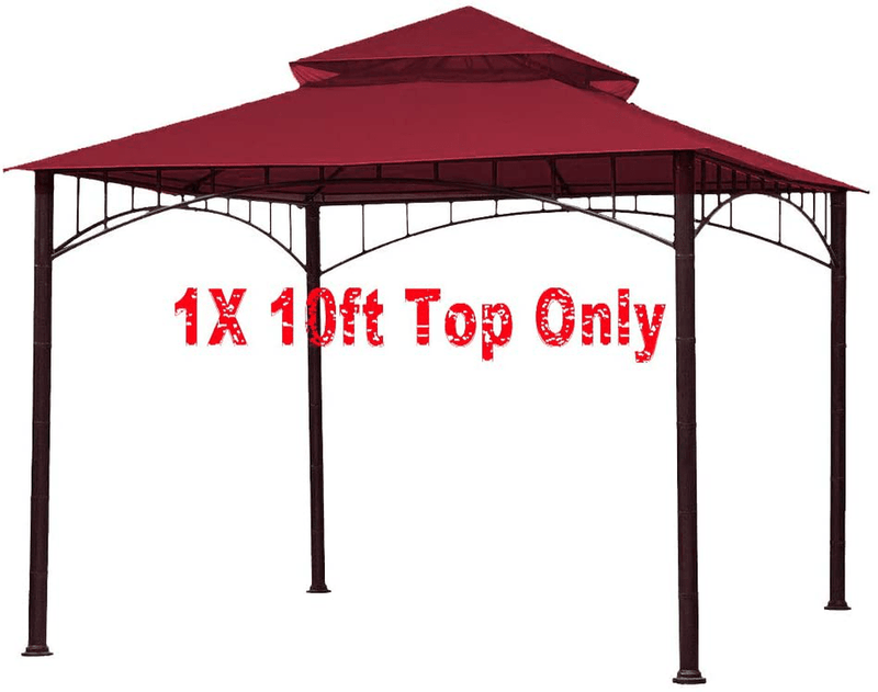 ABCCANOPY Replacement Canopy roof for Target Madaga Gazebo Model L-GZ136PST (Burgundy)