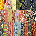 ACCOCO 30pcs 8" x 10"(20cm x 25cm) Cotton Craft Fabric Bundle Squares Patchwork,Japanese Style Cotton Wrapping Cloth Squares Quilting Fabric, Bundles of Fabric for DIY Patchwork Sewing