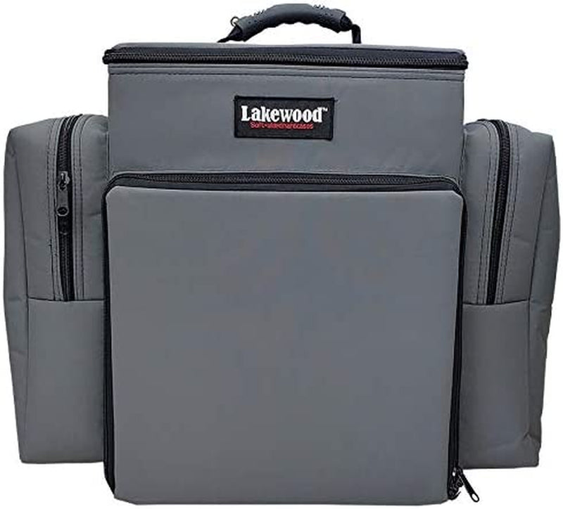 Lakewood Fishing Gray Magnum Top Shelf Tackle Box with 4 Tray Holds Plano Boxes