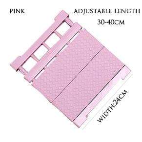 Adjustable Shelf Closet Organizer Storage 15380748-pink-30-40cm pink-30-40cm KOL DEALS