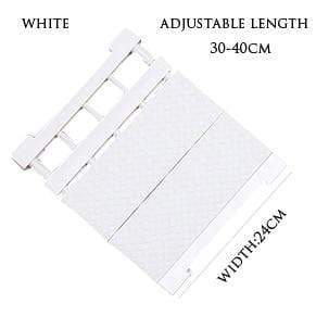 Adjustable Shelf Closet Organizer Storage 15380748-white-30-40cm white-30-40cm KOL DEALS