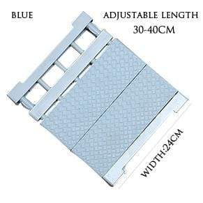 Adjustable Shelf Closet Organizer Storage 15380748-blue-30-40cm blue-30-40cm KOL DEALS