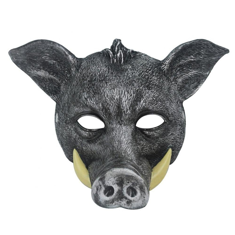 Adult Halloween Carnival Masquerade Pu Foam Boar Mask Man Brown Boar Mask Halloween Mask Prop Party Carnival Mask