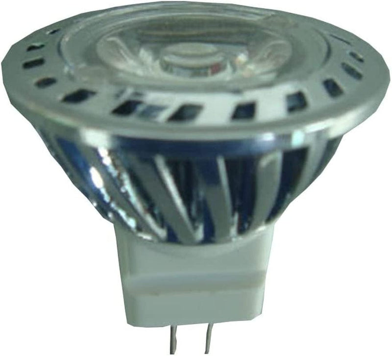AKSPET Fengyan Home Bulbs 10Pcs/Lot Led COB Spotlight MR11 GU4 AC/DC12V Led Spotlight 3W Aluminum Led COB Spotlight Household Lamp ( Size : Onecolor )