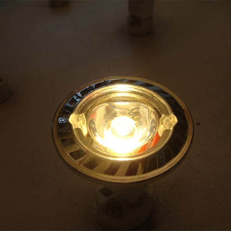 AKSPET Fengyan Home Bulbs 10Pcs/Lot Led COB Spotlight MR11 GU4 AC/DC12V Led Spotlight 3W Aluminum Led COB Spotlight Household Lamp ( Size : Onecolor )