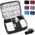 Alena Culian Electronic Organizer Travel Universal Cable Organizer Electronics Accessories Cases for Cable, Charger, Phone, USB, SD Card
