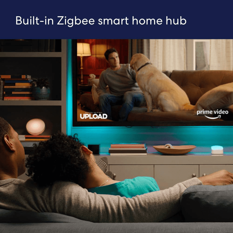 Amazon eero 6 dual-band mesh Wi-Fi 6 router, with built-in Zigbee smart home hub