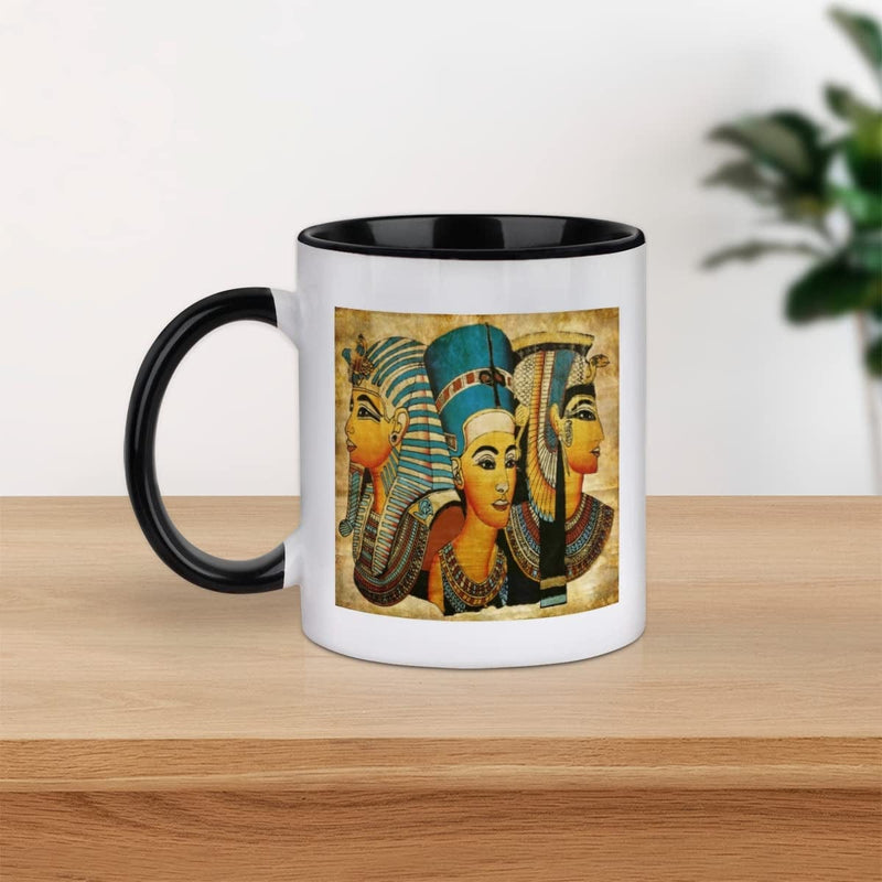Ancient Egyptian Coffee Mug,Ceramic Mug Milk Tea Cup Drinkware Mug for Home Office Women Men Gift 11Oz (Egypt)