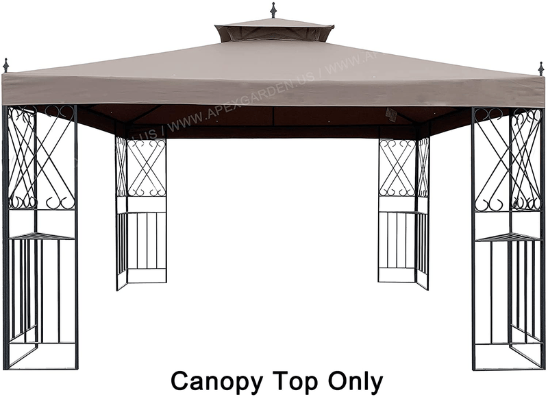 APEX GARDEN Replacement Canopy Top for 10' x 12' Monterey Gazebo