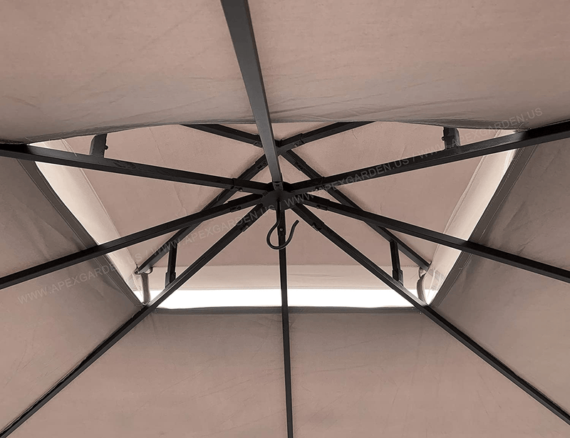 APEX GARDEN Replacement Canopy Top for 10' x 12' Monterey Gazebo