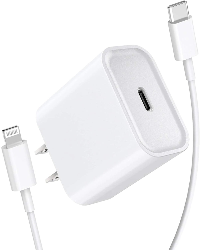 [Apple MFi Certified] iPhone Fast Charger, Stuffcool 20W USB C Power Delivery Wall Charger Plug with 6FT Type C to Lightning Quick Charge Data Sync Cord for iPhone 12/11/XS/XR/X 8/SE/iPad/AirPods Pro