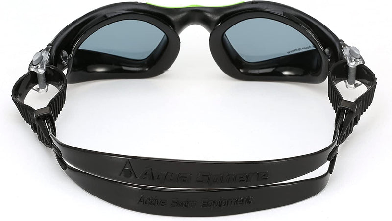 Aquasphere Unisex'S Kayenne Swimming Goggle, Black & Green/Dark Lens, One Size …