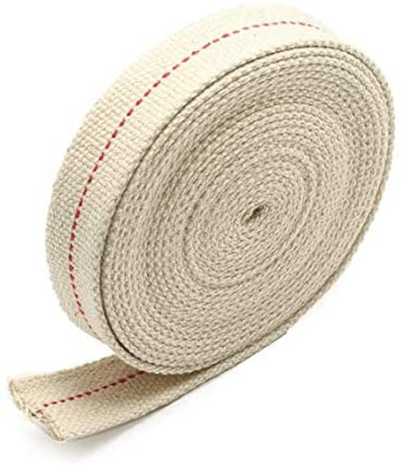 AtFipan 1 Inch Flat 15 Foot Cotton Wick For Oil Lamps and Lanterns 4.5M Length