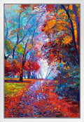Autumn Park Colorful Landscape Cool Wall Decor Art Print Poster 24X36