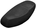 AUTUT Black Motorcycle Scooter Moped Seat Cover Seat Anti-Slip Cushion 3D Spacer Mesh Fabric, XX-Large