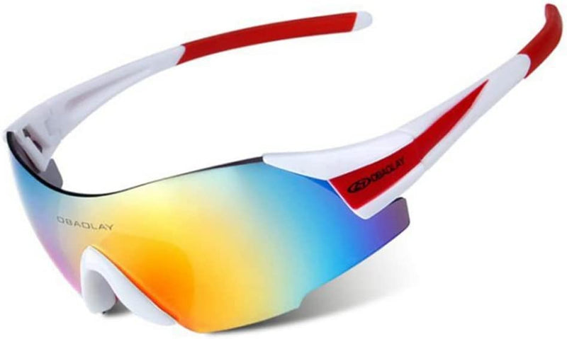 Aiwhlmn Cycling Glasses UV400 Outdoor Sports Eyewear Fashion Frameless Bike Bicycle Sunglasses MTB Goggles Riding Equipment