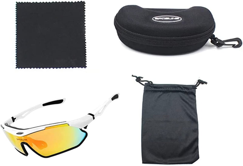 Sposune Polarized Mountain Bike Sunglasses, Sport Eyewear, Baseball Sunglasses, Cycling Sunglasses, Hunting Sunglasses