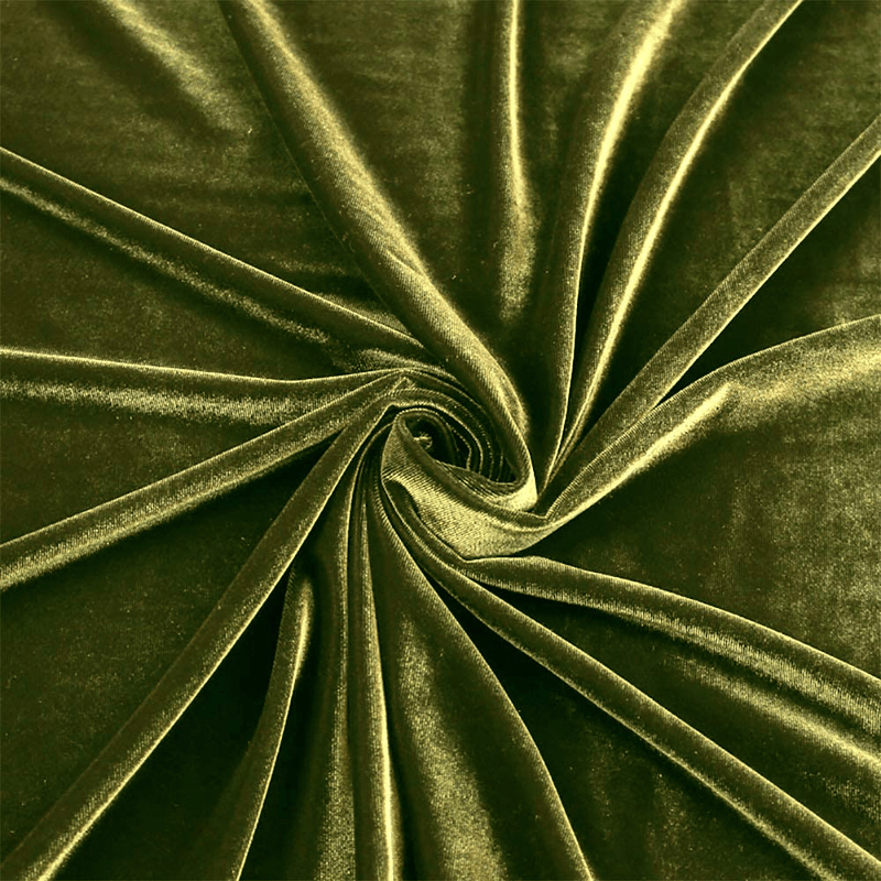 Barcelonetta | Stretch Velvet Fabric | 90% Polyester 10% Spandex | 60" Wide | Sewing, Apparel, Costume, Craft (Black, 5 Yards)