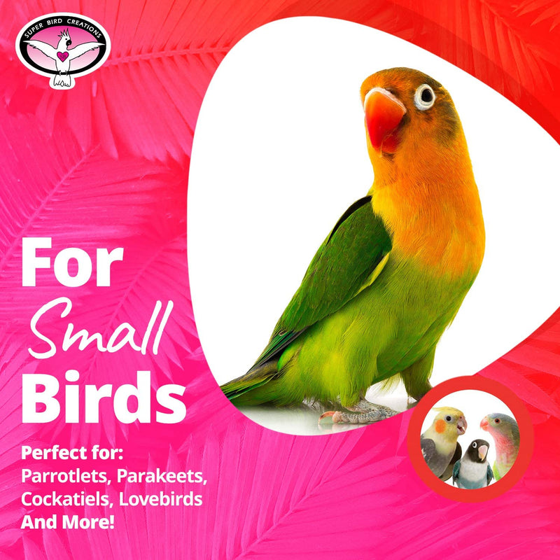 Super Bird Creations SB541 Crinkle Crinkle Little Star Bird Toy, Small Bird Size, 6" X 2"