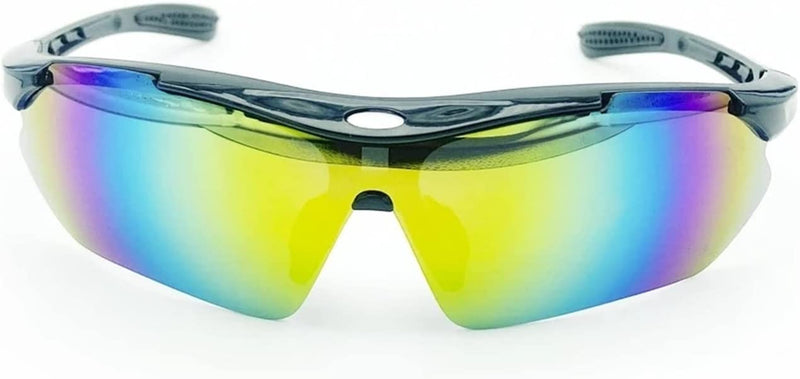 PJRYC Men Women Fishing Glasses Sun Goggles Camping Hiking Driving Cycling Eyewear Sport Sunglasses (Color : 03)