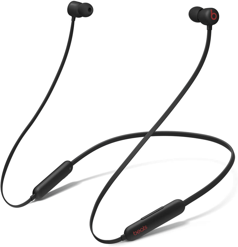 Beats Flex Wireless Earbuds – Apple W1 Headphone Chip, Magnetic Earphones, Class 1 Bluetooth, 12 Hours of Listening Time, Built-in Microphone - Black