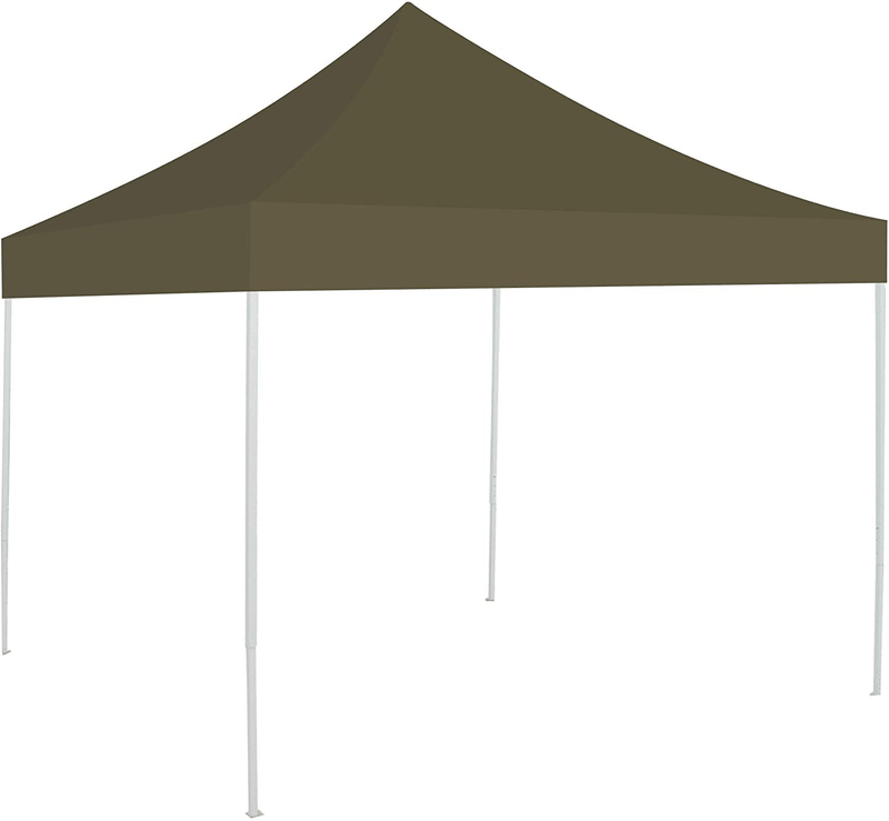 BenefitUSA G241-TAUPE Top for Ez pop Up 10'X10' Gazebo Cover Patio Pavilion plyester-Taupe Canopy Replacement