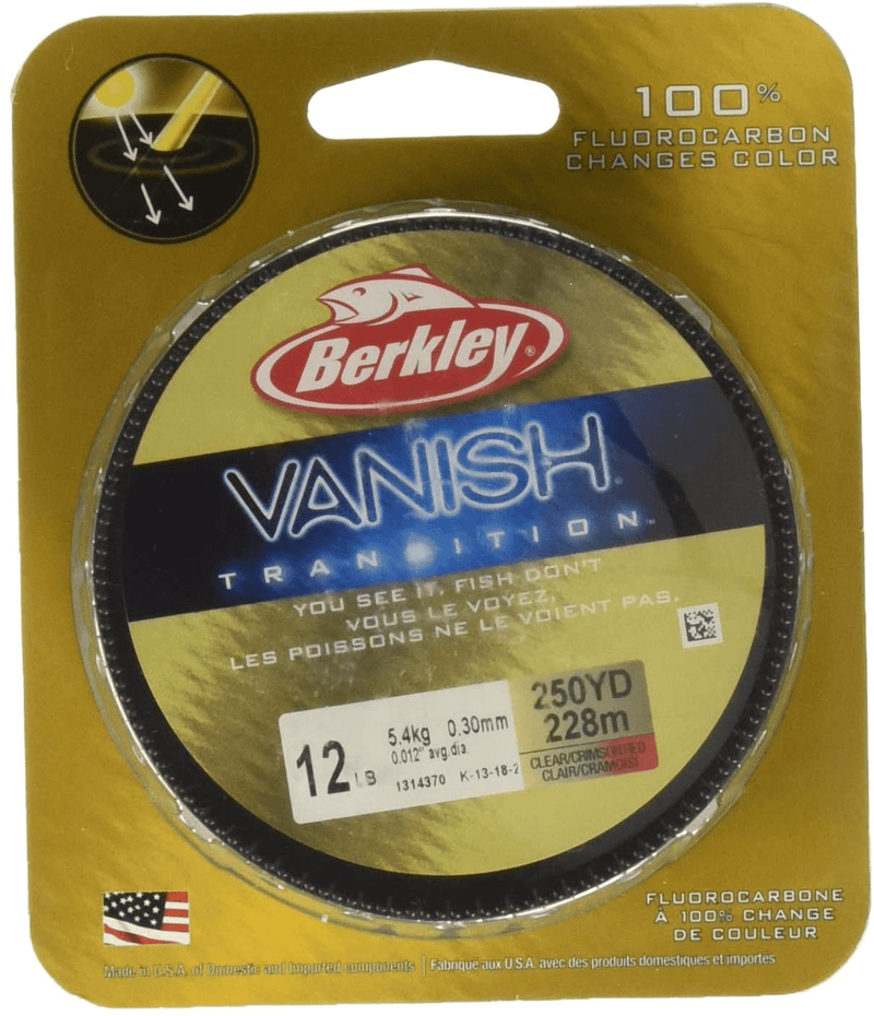 Berkley Vanish Fluorocarbon Fishing Line/Leader Material