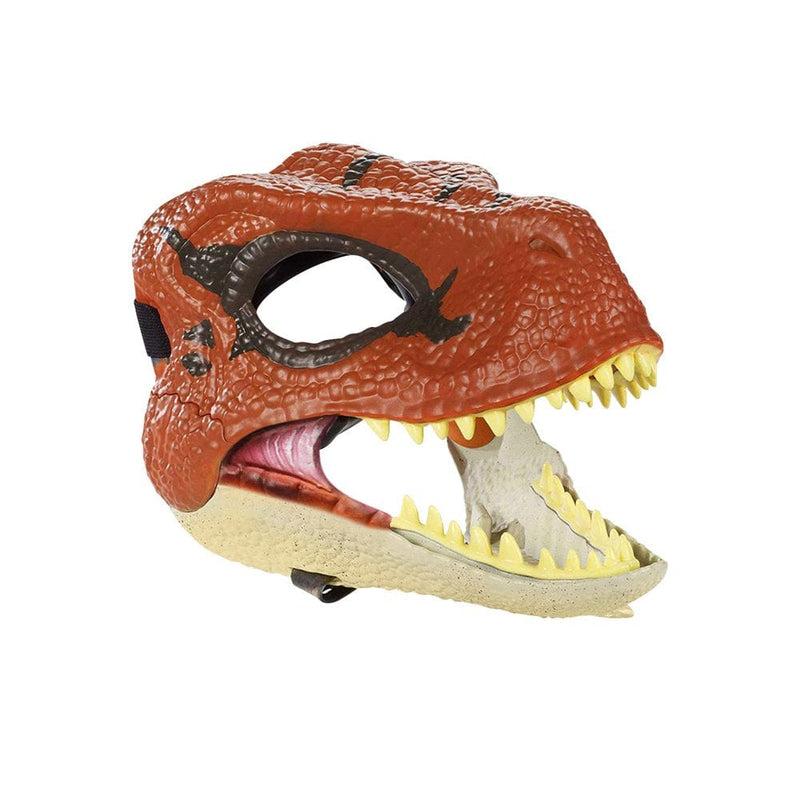 Binduo Dinosaur Mask - Halloween Latex Costume Party Mask Gifts for Kids (Brown)
