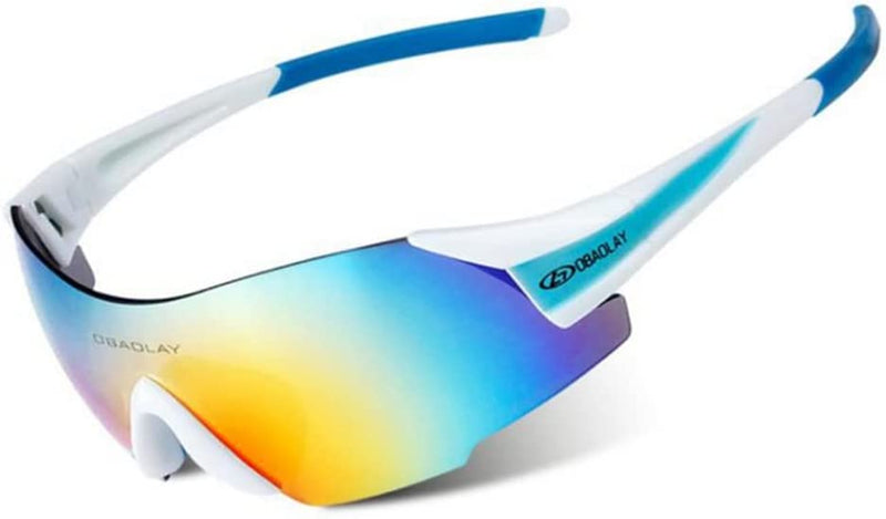 Aiwhlmn Cycling Glasses UV400 Outdoor Sports Eyewear Fashion Frameless Bike Bicycle Sunglasses MTB Goggles Riding Equipment