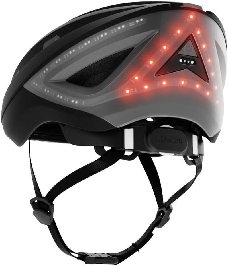 Lumos Kickstart Smart Bike Helmet | Front and Back LED Lights with Turn Signals | Road Bicycle Helmets for Adults: Men, Women (Without MIPS)