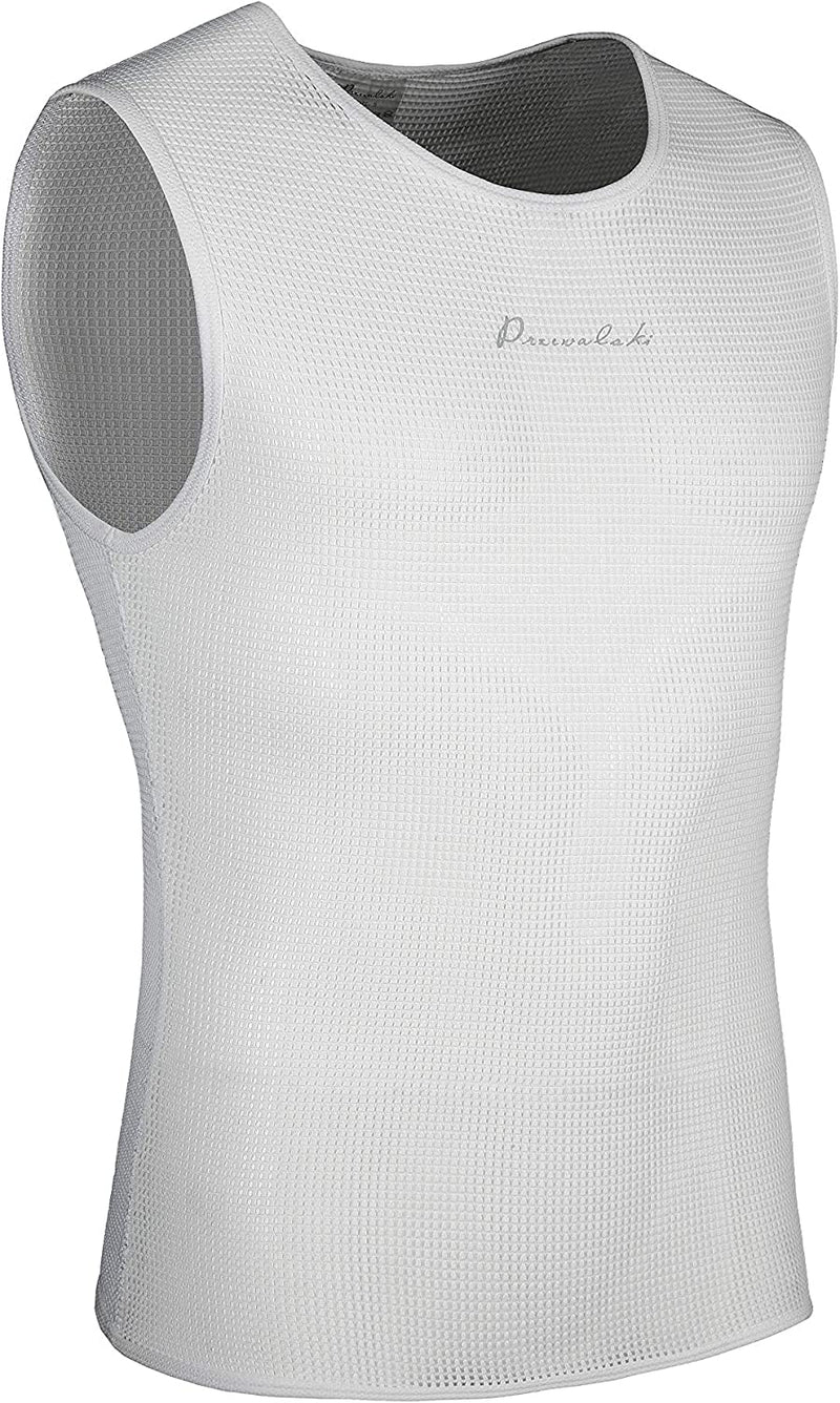 Przewalski Men’S Sleeveless Cycling Undershirt Quick Dry Bike Base Layer Vests Breathable Tops Bicycle Clothing