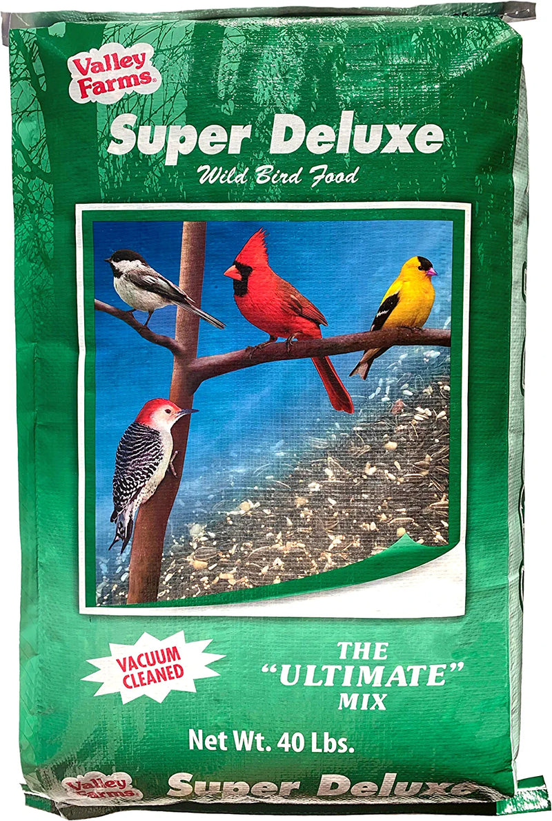 Valley Farms Super Deluxe Wild Bird Food - the Ultimate Wild Bird Seed Mix (15 LBS)