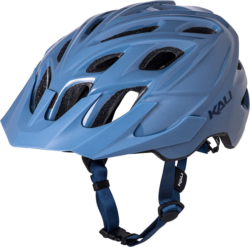 Kali Protectives Chakra Solo Bicycle Helmet; Mountain In-Mould Mountain Bike Helmet Equipped with an Integrated Visor; Dial Fit Closure System; with 21 Vents