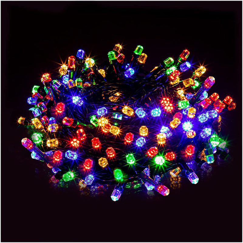Cobbe Christmas String Lights Outdoor Indoor,72 FT 200 Leds with 8 Lighting Modes Waterproof UL Certified Ultra-Bright String Lights for Home,Party Holiday Decoration Valentines Day Decor Multicolor