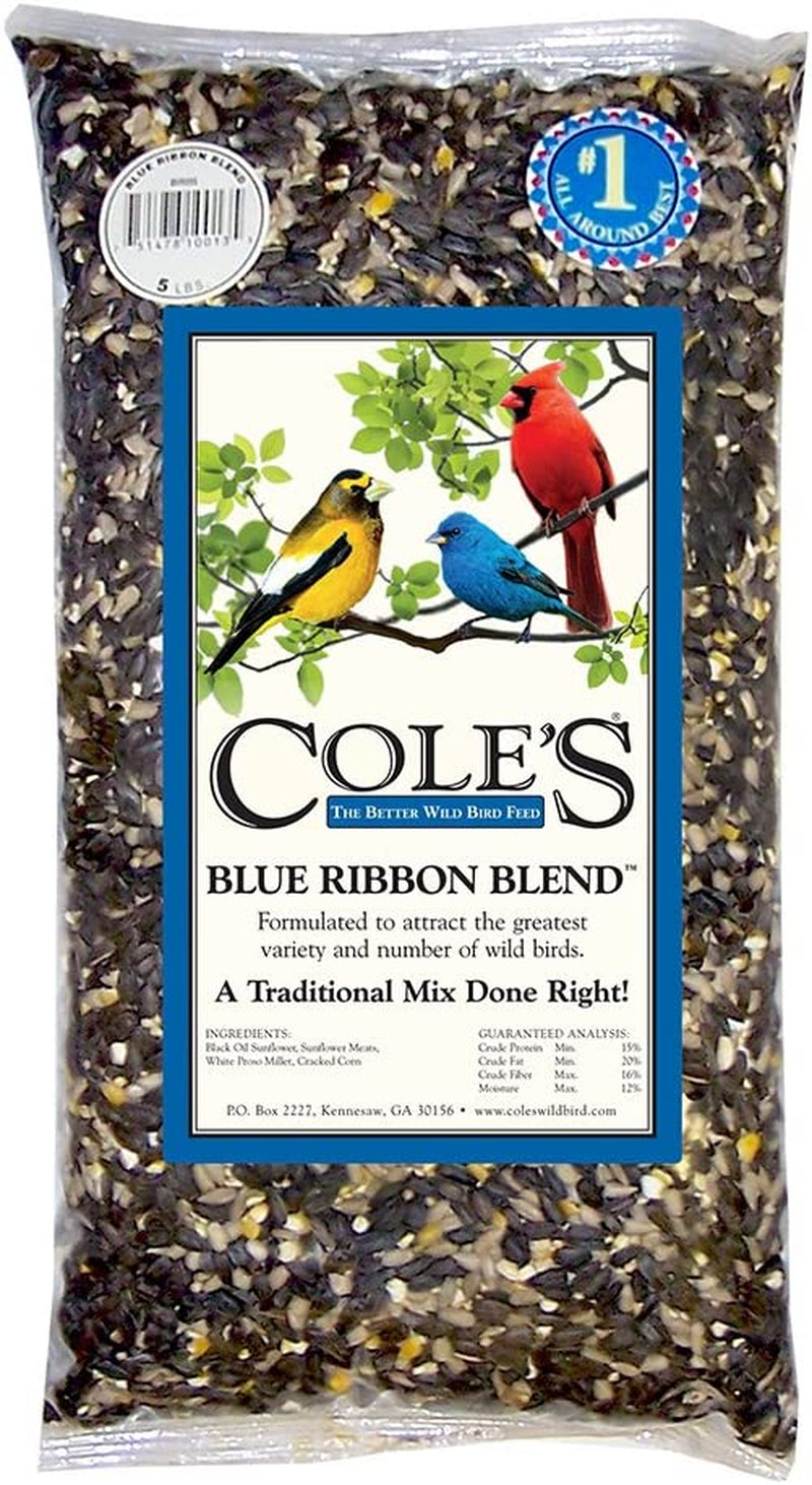 Cole'S BR10 Blue Ribbon Blend Bird Seed, 10-Pounds
