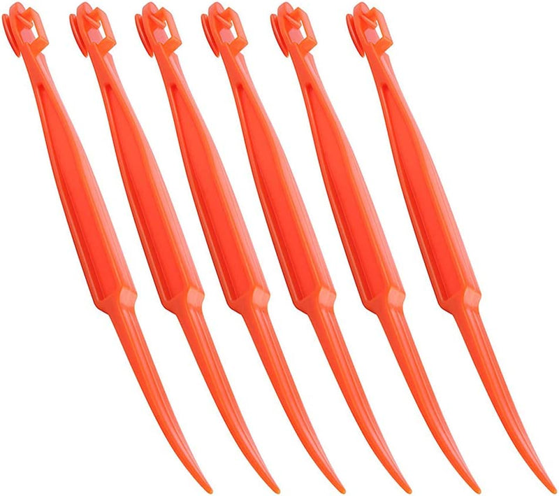 Orange Peelers, Xloey 6Pcs Plastic Easy Slicer Cutter Peeler Remover Opener Kitchen Accessories Knife Cooking Tool Kitchen Gadget (New)