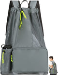 AHIBGRN Gym Drawstring Bags, Mesh Swim Bag, Swimming Bags for Swimmers, Large Beach Backpack, Mens Beach Bag Backpack