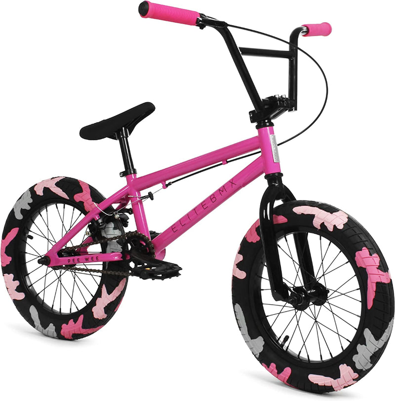 Elite BMX Bicycle 20” & 16" Freestyle Bike - Stealth and Peewee Model