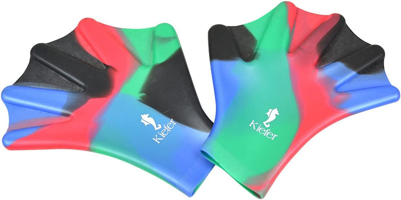 Kiefer Silicone Webbed Swim Gloves