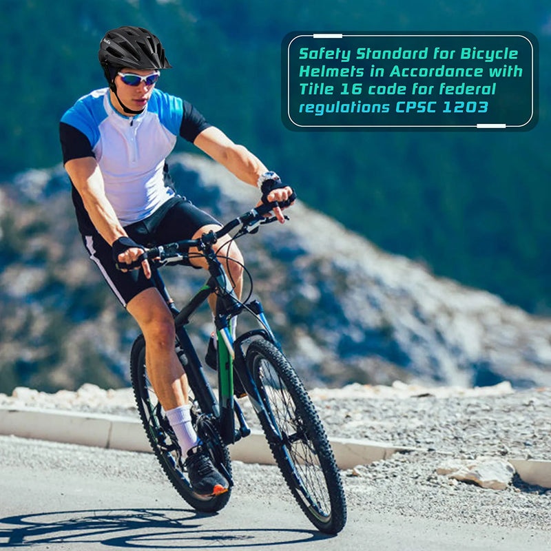 NESSKIN Adult/Teen Adjustable Cycling Helmet for Men/Women City Commuter/Mountain Bike with Detachable Visor