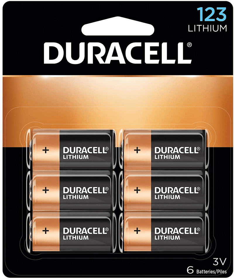 Duracell - 123 High Power Lithium Batteries - 6 Count