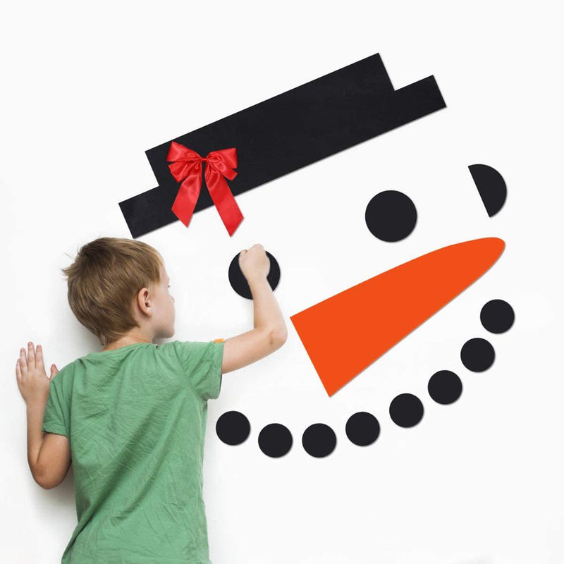 Christmas Garage Door Decorations Outdoor Snowman Banner Cover Mural Christmas Holiday DIY Decor Supplies