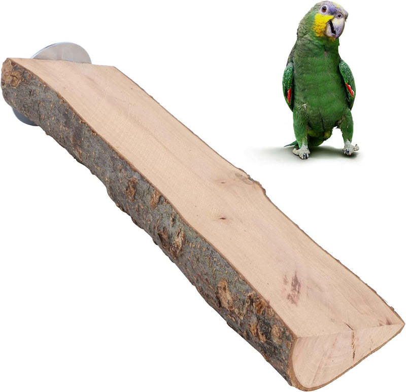Parrots Cage Perch, Parrots Standing Platform Wooden Perch Stick Bird Standing Playground for Pet Birds(7-8/18)