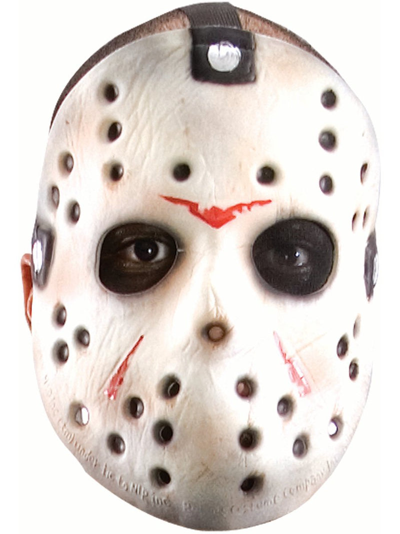 Costumes for All Occasions Jason White Foam Halloween Costume Mask, for Adult