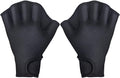 Aquatic Gloves Swimming Training Webbed Swim Gloves for Men Women Adult Children Aquatic Fitness Water Resistance Training Black M Aquatic Gloves