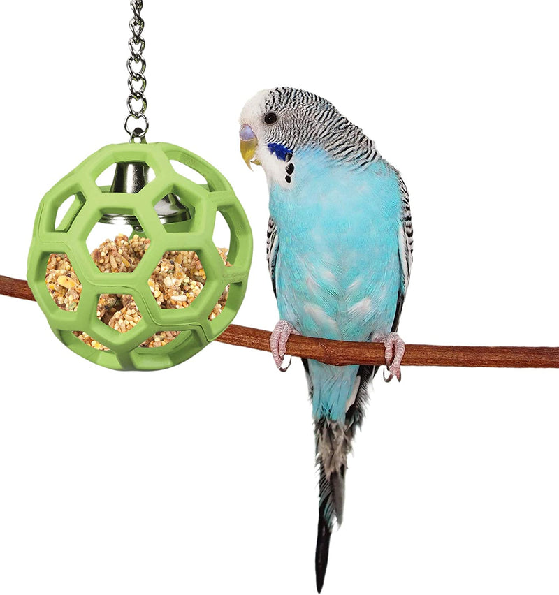 JW Pet Company Activitoys Hol-Ee Roller Parrot Toy, 4 Inch Diameter (Colors Vary )