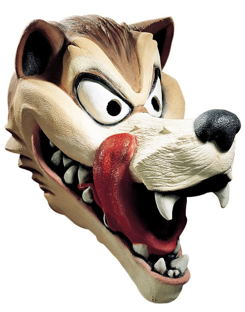 Costumes for All Occasions Multi-Color Latex Hungry Wolf Halloween Costume Mask, for Adult