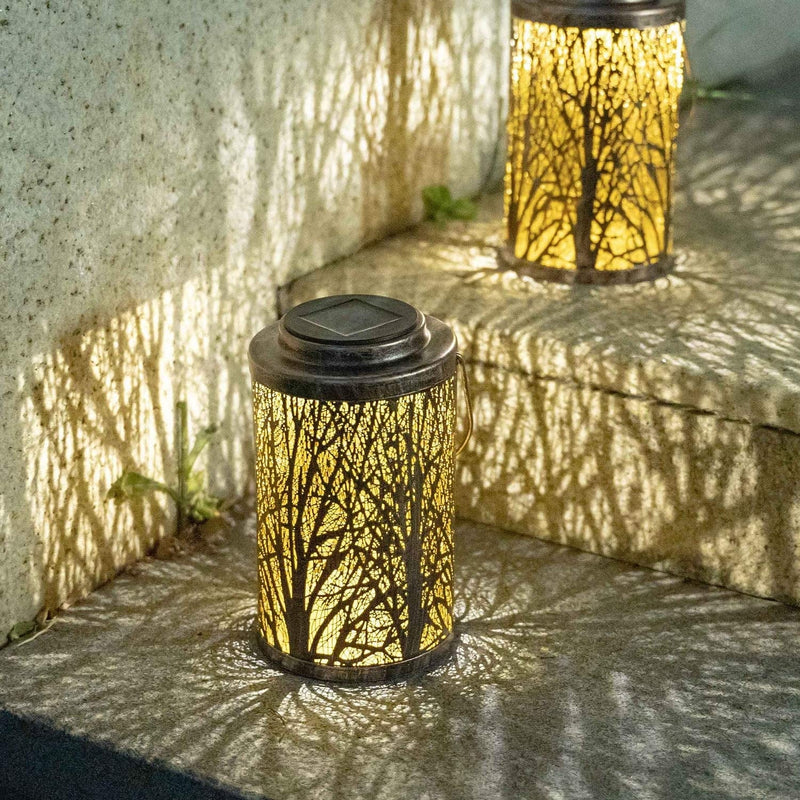 Hanging Solar Lights Outdoor - Solar Lanterns Garden Solar Patio Table Lamps Decorative SUNWIND 2 Pack for Garden, Backyard, Tree, Porch, Wall, Fence