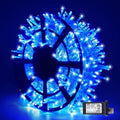 JMEXSUSS 168FT 600 LED Christmas Lights Outdoor Waterproof 8 Modes Indoor Christmas String Lights Warm White Christmas Tree Lights Plug in for Room Bedroom Wedding Party Holiday Decorations